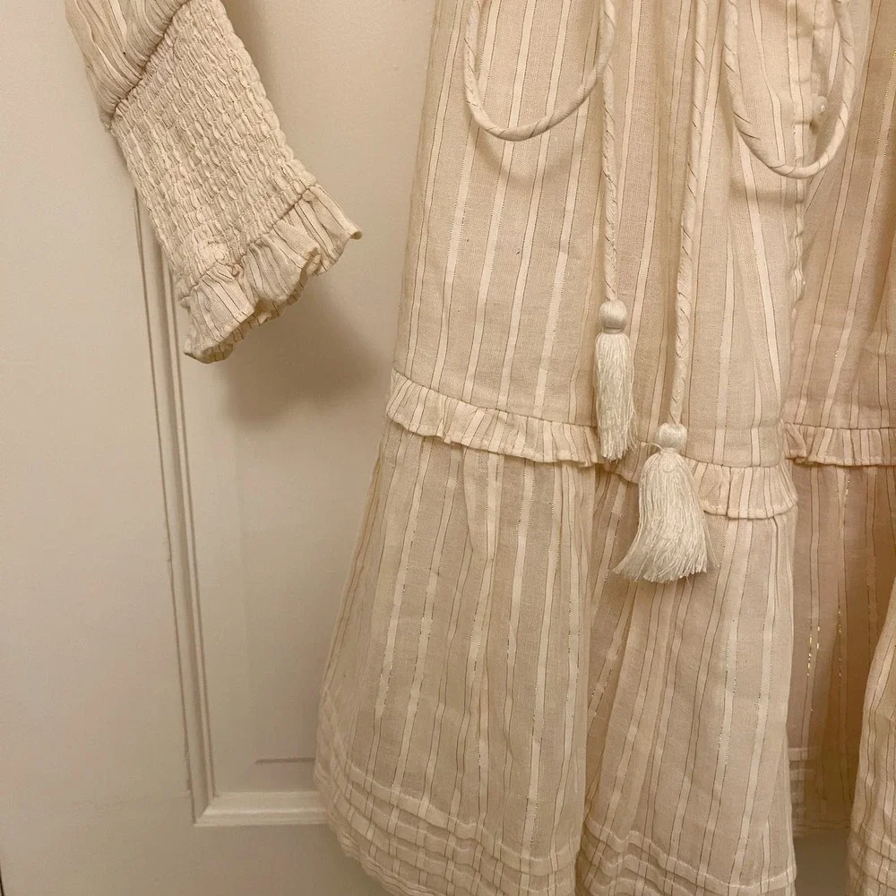 Cleobella Celene Mini Dress with Metallic Thread - Picture 6 of 7